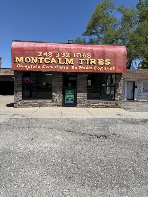 Montcalm Auto Repair storefront on West Montcalm Street in Pontiac